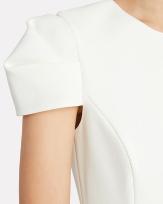Jason Wu Collection Short Sleeve Crepe Midi Dress