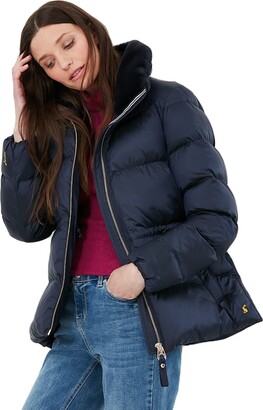 Joules Womens Alexis Waisted Padded Short Jacket - Equnavy - 6