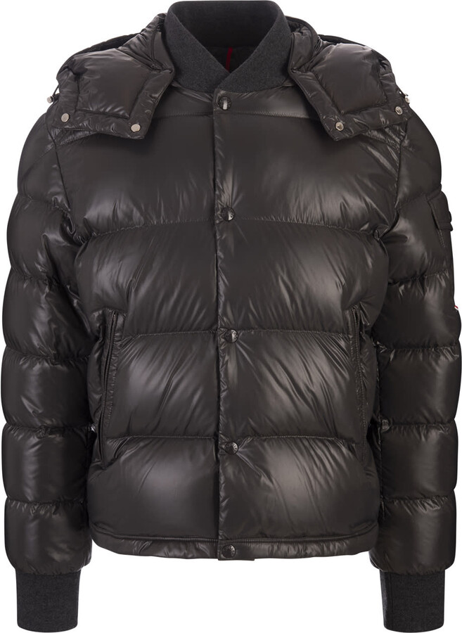 Maljasset Moncler Slim Fit Moncler Dark Grey Maljasset Short Down