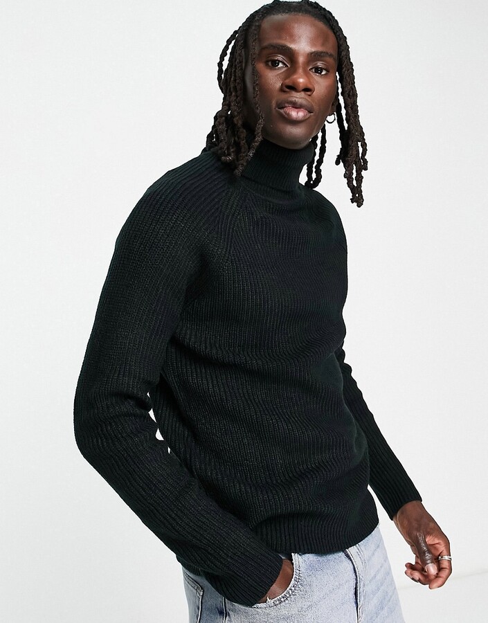 Bershka Men's Black Sweaters | ShopStyle