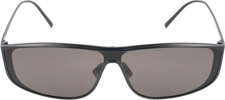 Saint Laurent Eyewear SL 605 Luna Rectangular Frame Sunglasses