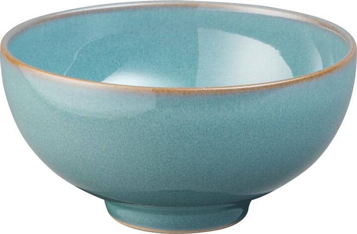 Denby Azure 5 in. Turquoise Rice Bowl