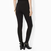 Thumbnail for your product : Ralph Lauren Petite Faux-Leather Skinny Pant