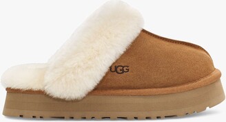 UGG Disquette Suede Platform Slippers