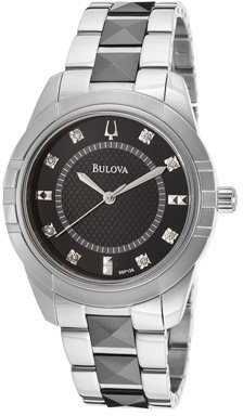 Bulova Women's 98P136 Diamond Dial Watch