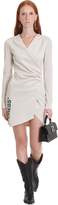 Thumbnail for your product : Off-White Off White Side Opning Dress In Beige Cotton