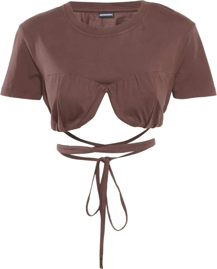 jacquemus tie top