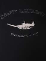 Thumbnail for your product : Saint Laurent T-shirt With Free Bird Tour Printing