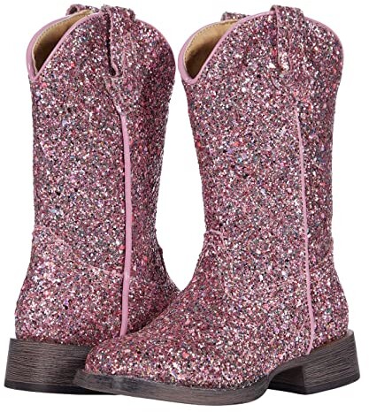ladies glitter boots