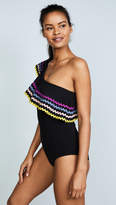 Thumbnail for your product : Karla Colletto Zola One Shoulder Maillot