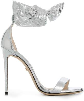 Grey Mer open-toe heeled sandals
