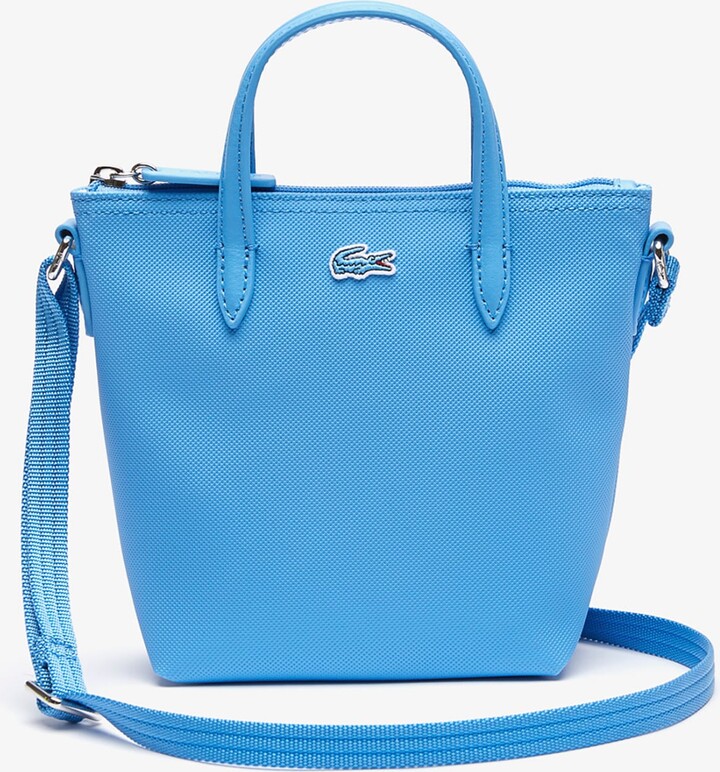 Lacoste Women's L.12.12 Concept Petit Piqué Coated Canvas Mini Zip Tote