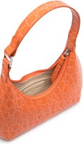 Thumbnail for your product : Bzees Small Croc-Effect Leather Shoulder Bag