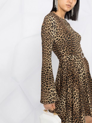 Philipp Plein Gilda leopard-print mini dress