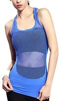 Thumbnail for your product : Innersy Women's Yoga Shirts Sleeveless Quick Drying Mesh Racerback Tank Top (Sunny Girl Series)