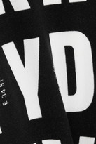 Thumbnail for your product : DKNY Printed cotton-jersey hooded sweatshirt