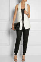 Thumbnail for your product : Rag and Bone 3856 Rag & bone Ines oversized jacquard and crepe de chine vest