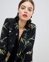 Thumbnail for your product : Warehouse Barbican Collection Tropical Printed Blazer