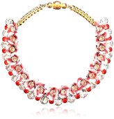 Thumbnail for your product : Shourouk Flora Peach Necklace w/Crystals and Sequins