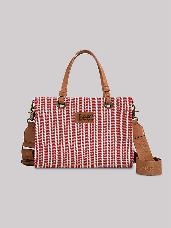 Lee Womens Stripe Logo Handbag