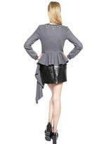 Thumbnail for your product : Viktor & Rolf Wool Jersey Draped Top