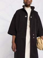 Thumbnail for your product : Lemaire Short-Sleeve Cotton Coat