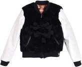 Thumbnail for your product : N°21 Faux Fur & Faux Leather Bomber Jacket