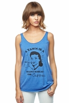 Thumbnail for your product : Local Celebrity Scream for Coffee Karson Tank in Electric Blue