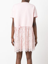 Thumbnail for your product : P.A.R.O.S.H. lace detail T-shirt dress