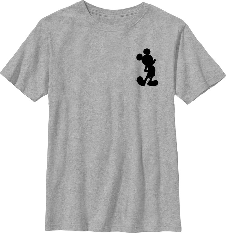 Boy's Mickey & Friends Mickey Mouse Pocket Silhouette Graphic T-Shirt