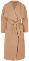 Thumbnail for your product : boohoo Belted Waterfall Coat