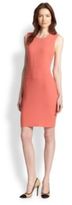 Thumbnail for your product : Armani Collezioni Double-Crepe Wool Shift Dress