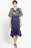 Thumbnail for your product : Lanvin Ruffled Hem Midi Skirt