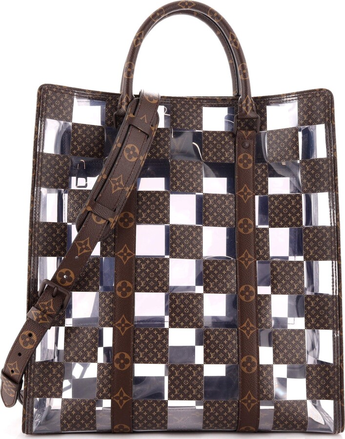 Louis Vuitton Sac Plat Bag Monogram Chess Coated Canvas and PVC - ShopStyle