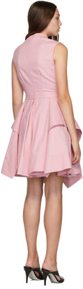 Alexander McQueen Pink Ruffle Dress