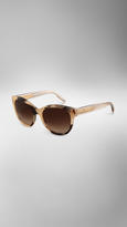 Thumbnail for your product : Burberry Trench Collection Cat-Eye Sunglasses