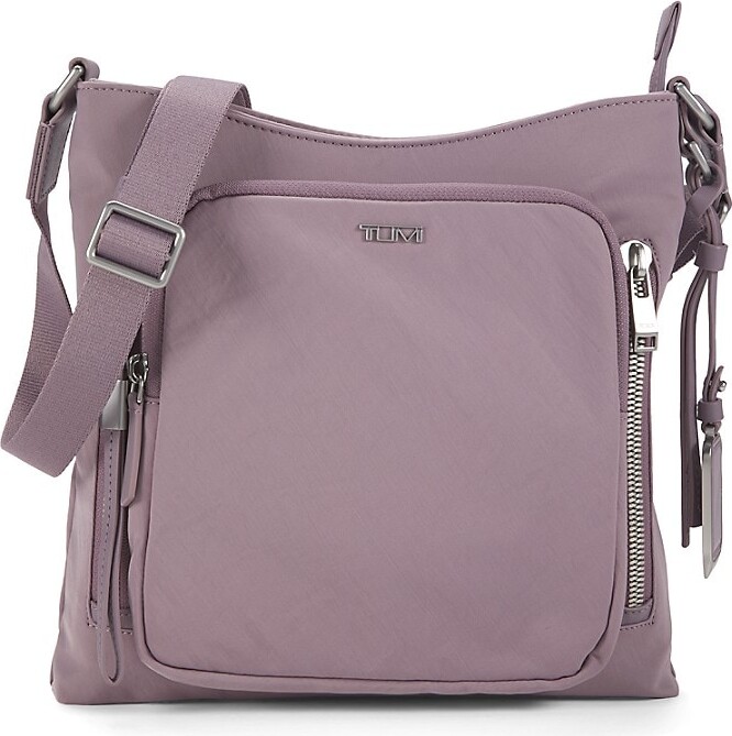 Tyler Logo Leather Crossbody Bag