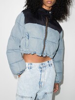 Thumbnail for your product : Alexander Wang Cropped Hooded Puffer Jacket
