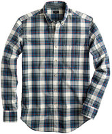 Thumbnail for your product : J.Crew Secret Wash shirt in peacock blue plaid
