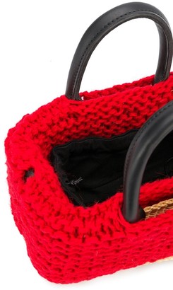 Muun Knit Basket Tote Bag
