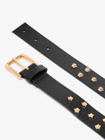 Thumbnail for your product : Versace black Medusa stud leather belt