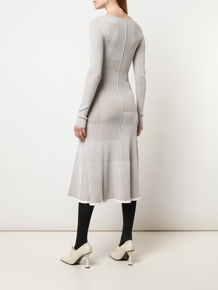 Proenza Schouler Patchwork Knitted Dress