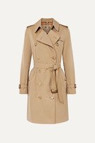 Thumbnail for your product : Burberry The Kensington Cotton-gabardine Trench Coat - Neutrals