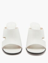 Thumbnail for your product : Wandler Marie Cutout Leather Mules - White