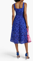 Thumbnail for your product : ML Monique Lhuillier Guipure lace midi dress