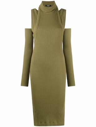 Minde om jævnt Reporter Balmain Women's Green Dresses on Sale | ShopStyle