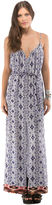Thumbnail for your product : Twelfth St. By Cynthia Vincent | Zip Front Maxi Dress With Belt - Evil Eye Print