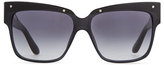 Thumbnail for your product : Marc by Marc Jacobs Plastic Square Sunglasses, Black/Gray