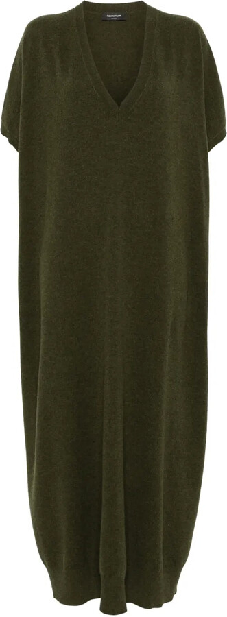 Fabiana Filippi V-neck knit kaftan