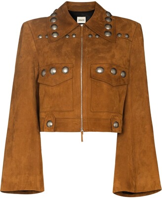 muguet studs suede jacket 𝐬𝐭𝐮𝐝𝐬 𝐬𝐮𝐞𝐝𝐞 𝐣𝐚𝐜𝐤𝐞𝐭